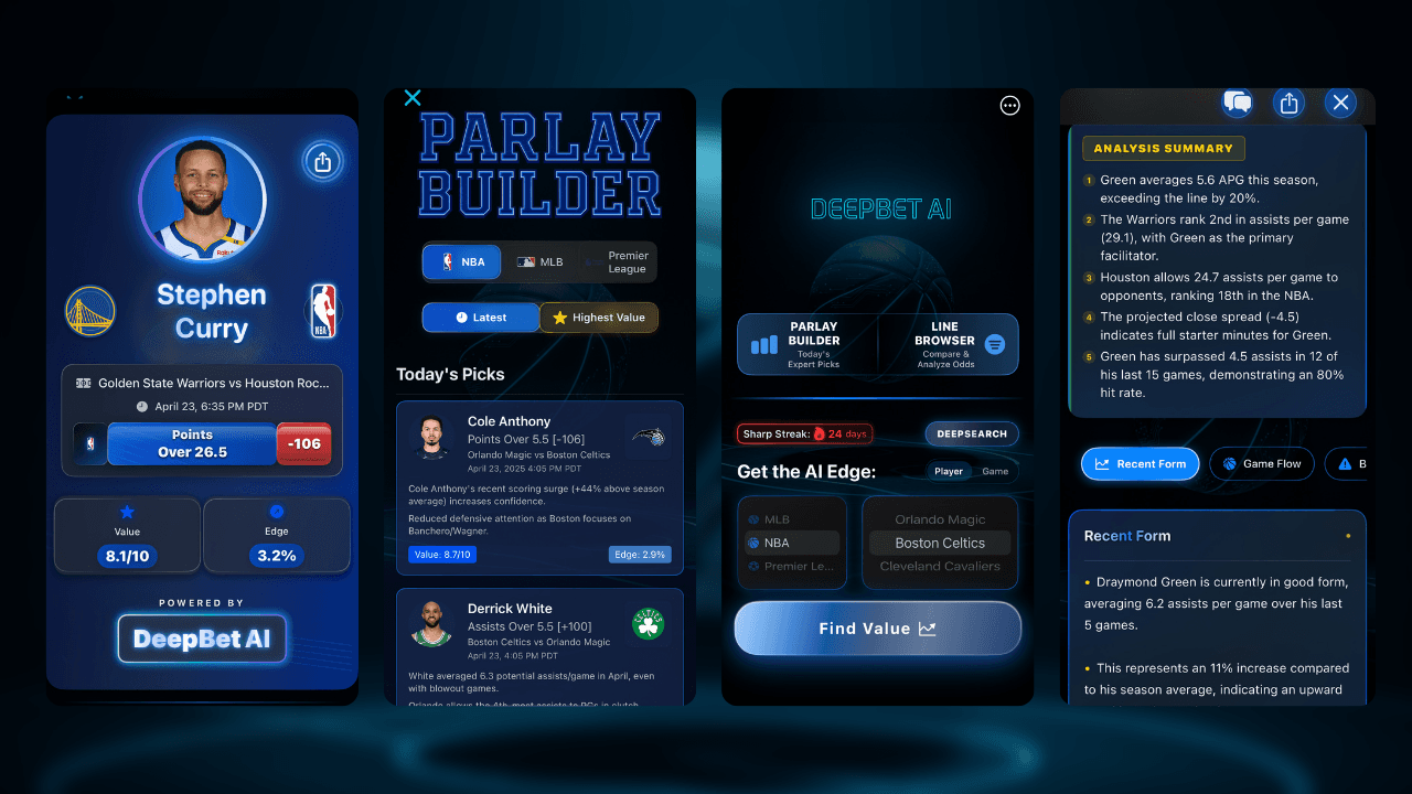 DeepChamp AI App Interface
