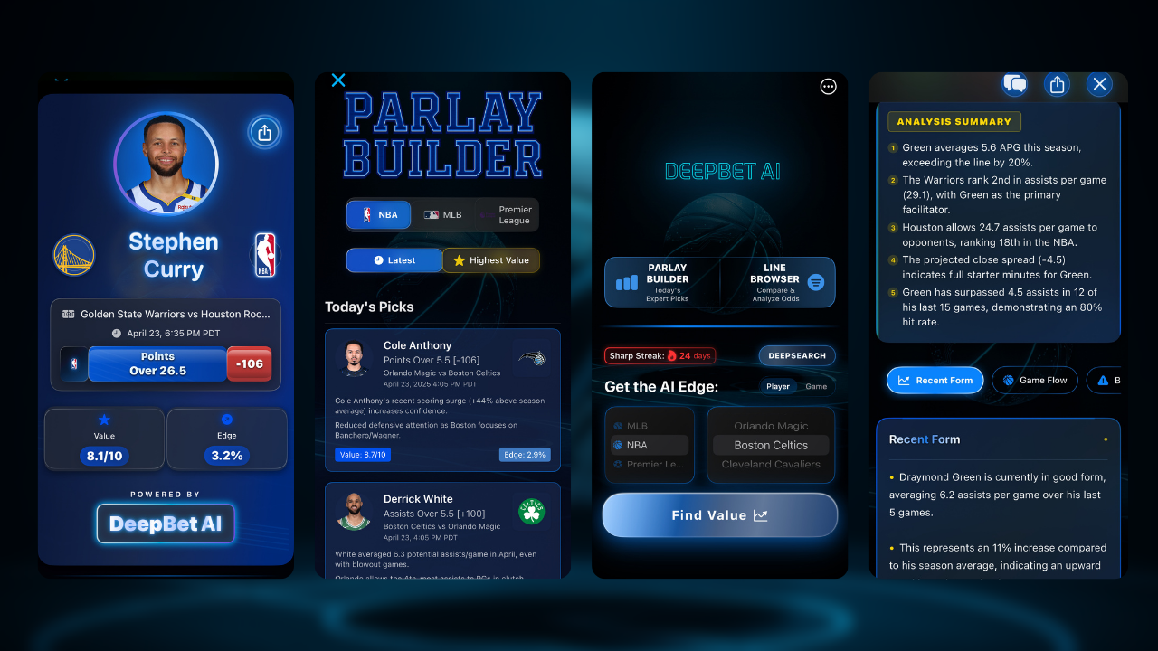 DeepChamp AI App Interface