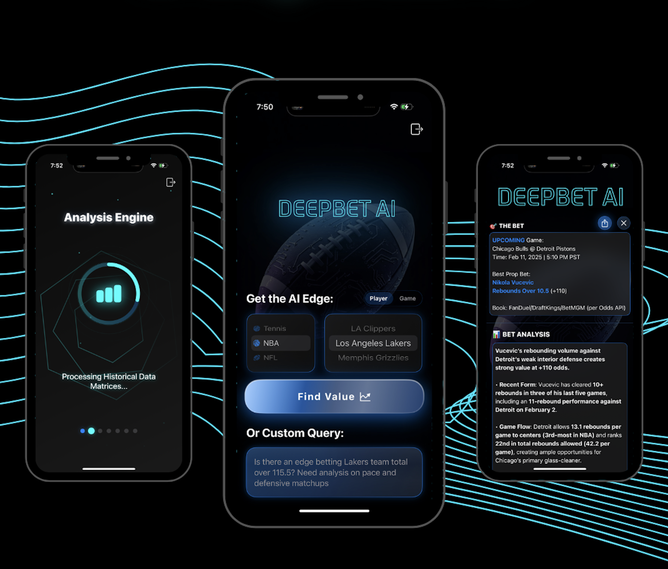 DeepChamp AI App Interface